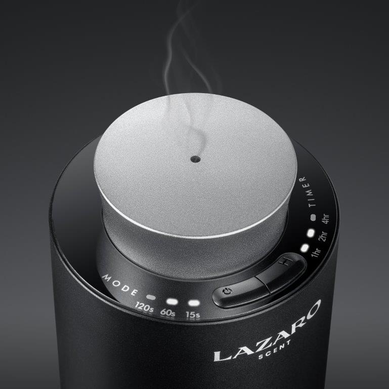 LAZARO – SCENT » Z1 Car Scent Diffuser (Black/Silver)